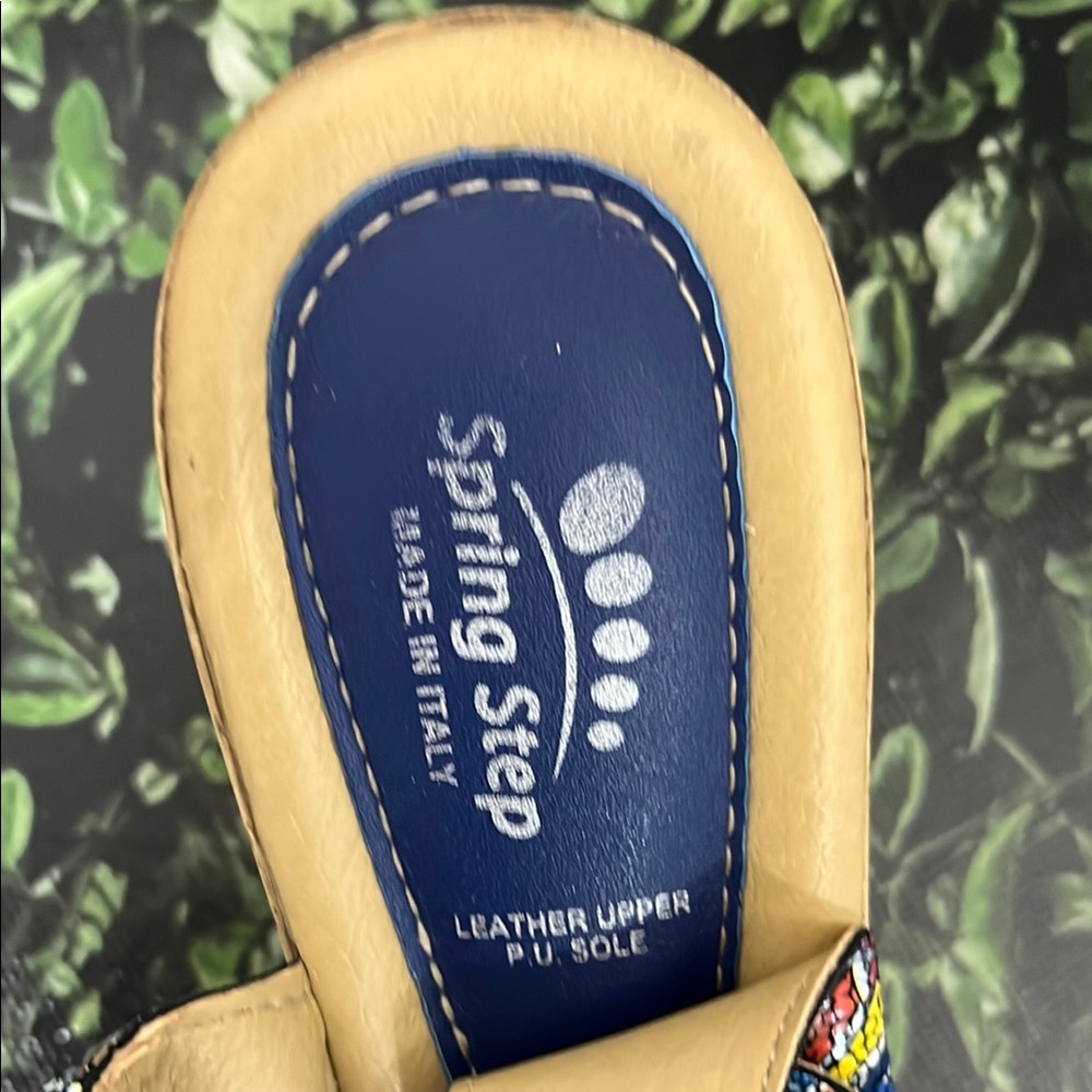 Spring Step Multicolor Heels - Picture 2 of 10